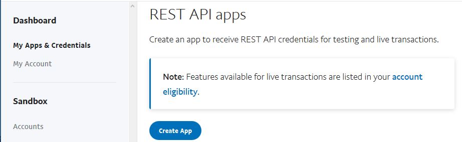 REST API apps