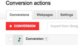 Adwords Conversion Button