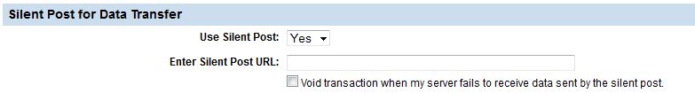 Silent Post Settings